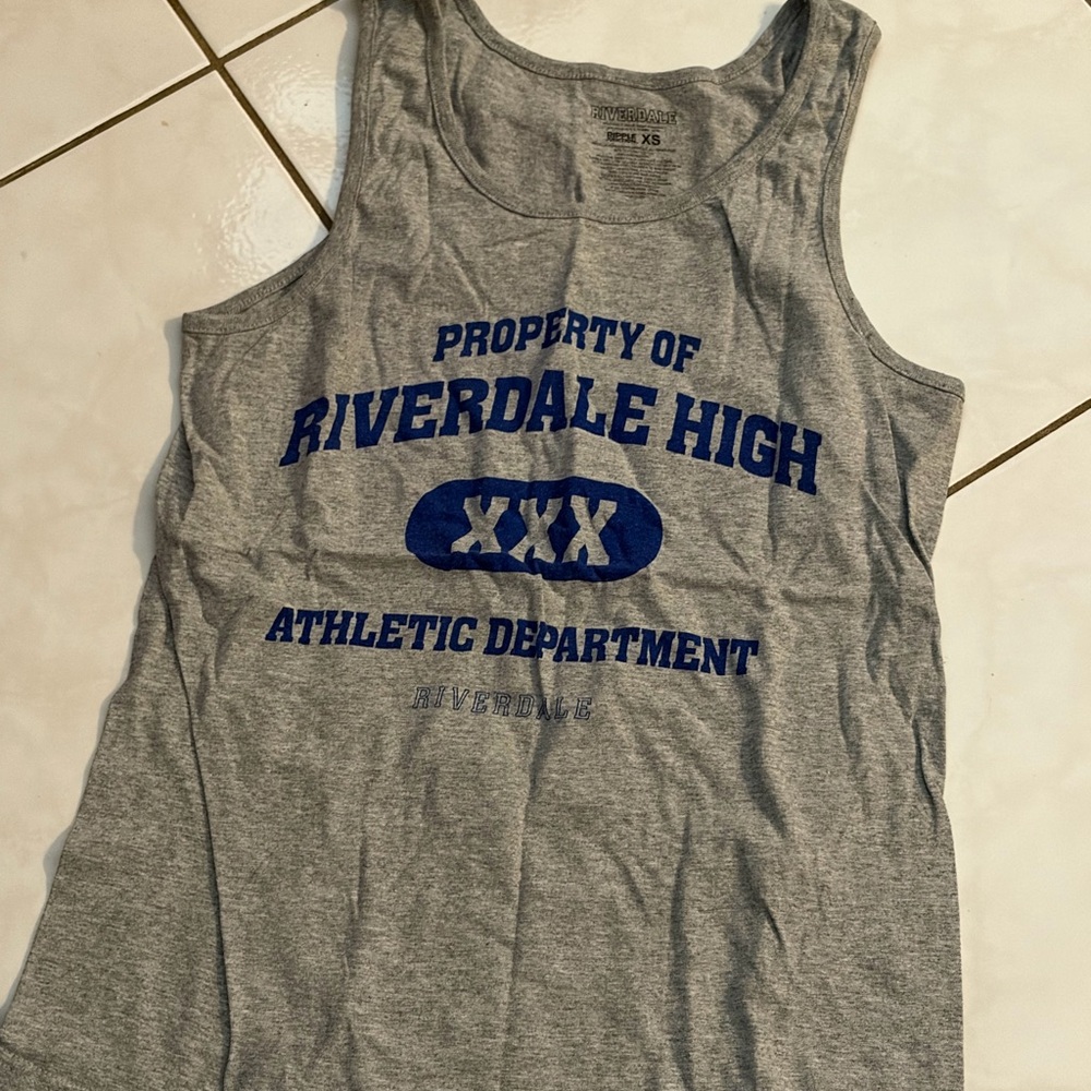 Grey Riverdale tank top